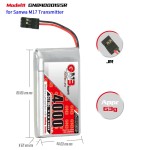Hot Sales GAONENG GNB 4000mah 1S 5C 10C 3.7V JR Connector RC LiPo Battery for Sanwa M17 Transmitter Receiver